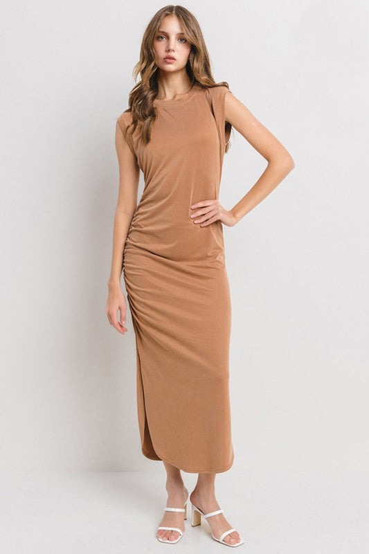 Modal Fitted Midi Dress