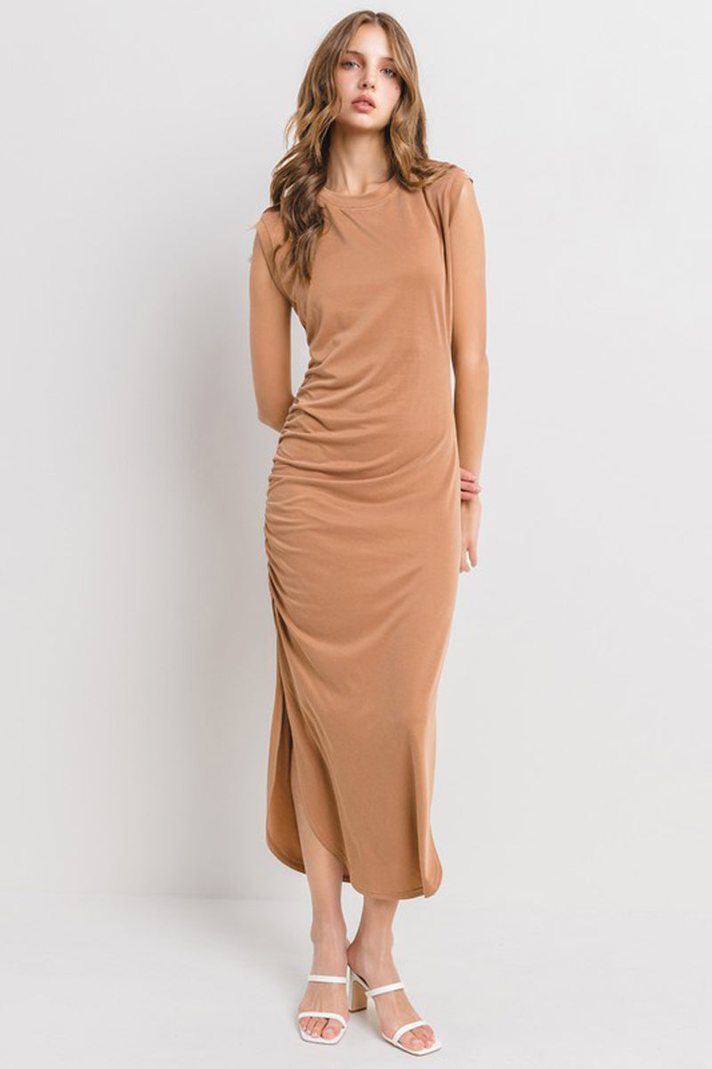 Modal Fitted Midi Dress