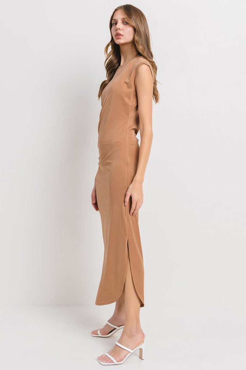 Modal Fitted Midi Dress