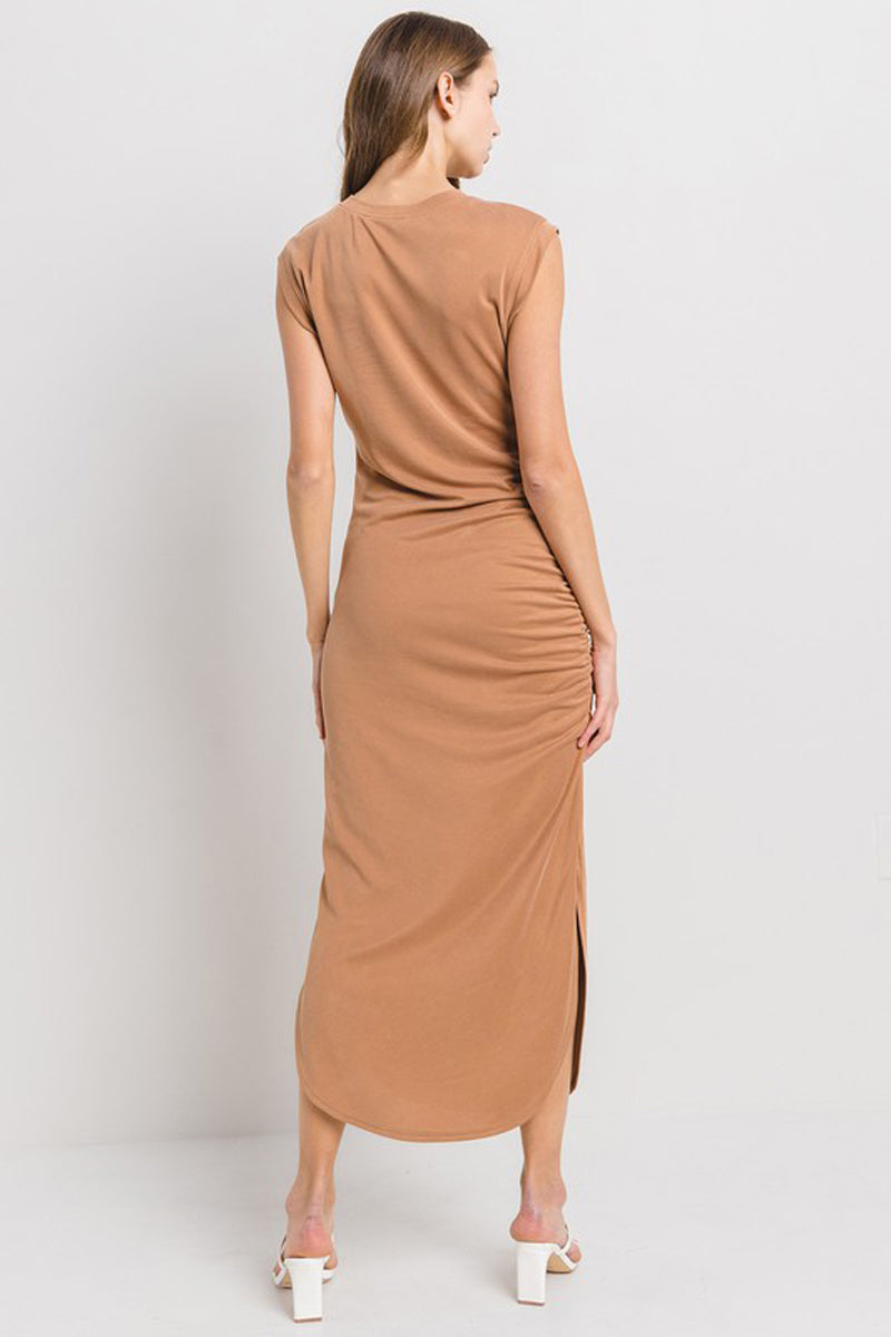 Modal Fitted Midi Dress