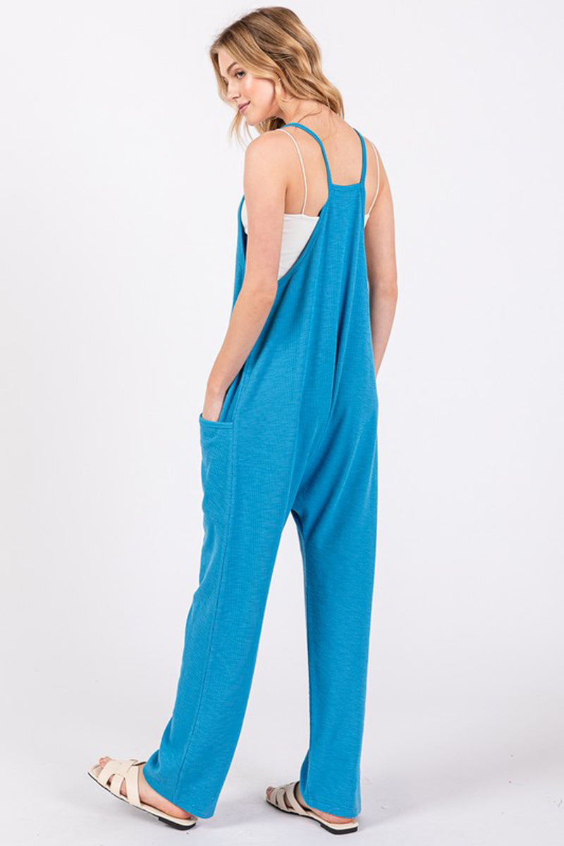 Ribbed Overall Jumpsuit