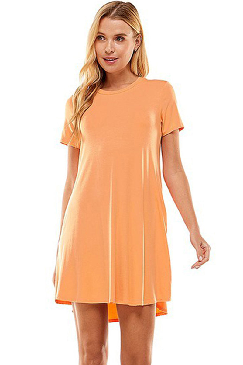 Jersey Knit T-Shirt Mini Dress