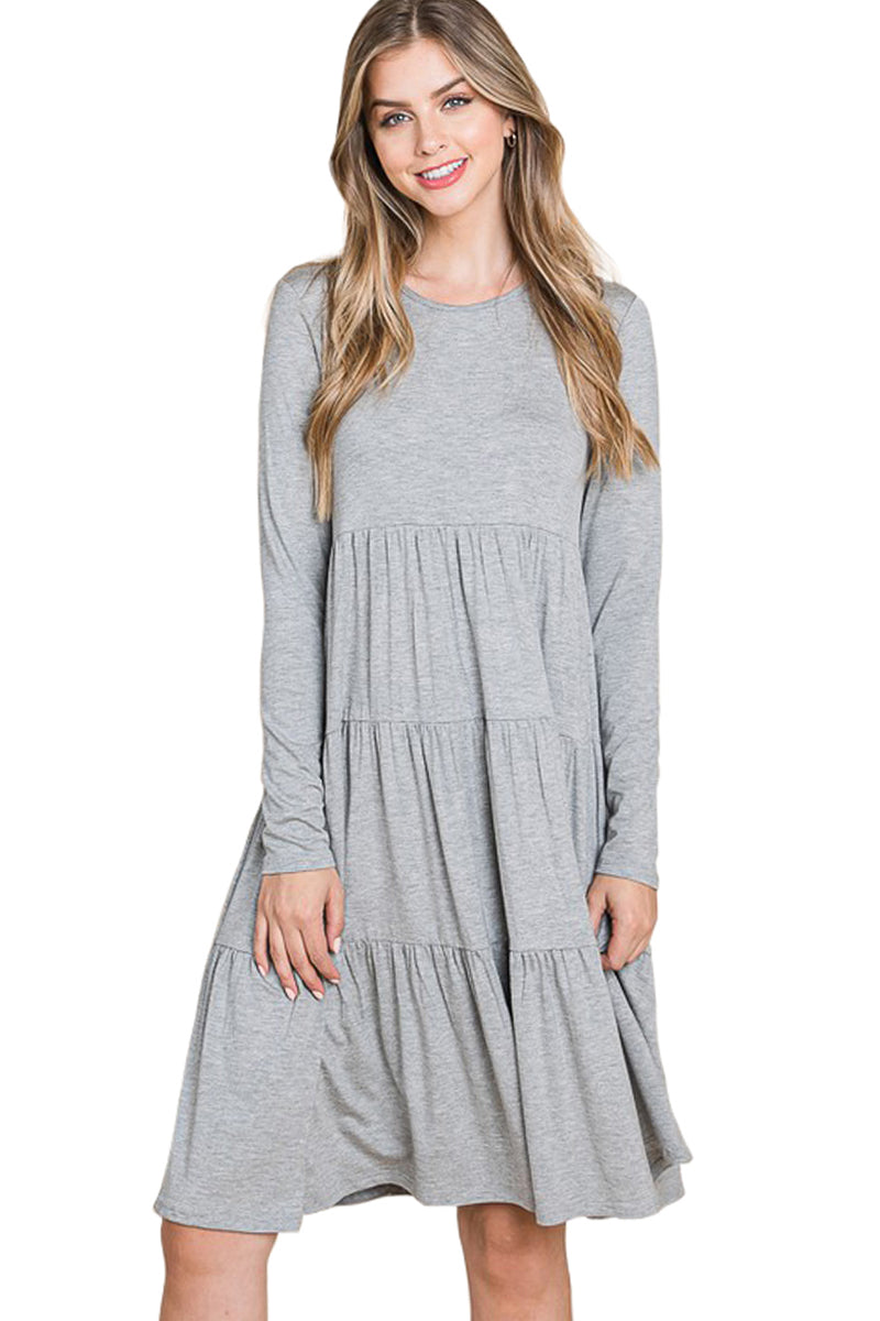 Tiered Midi Dress