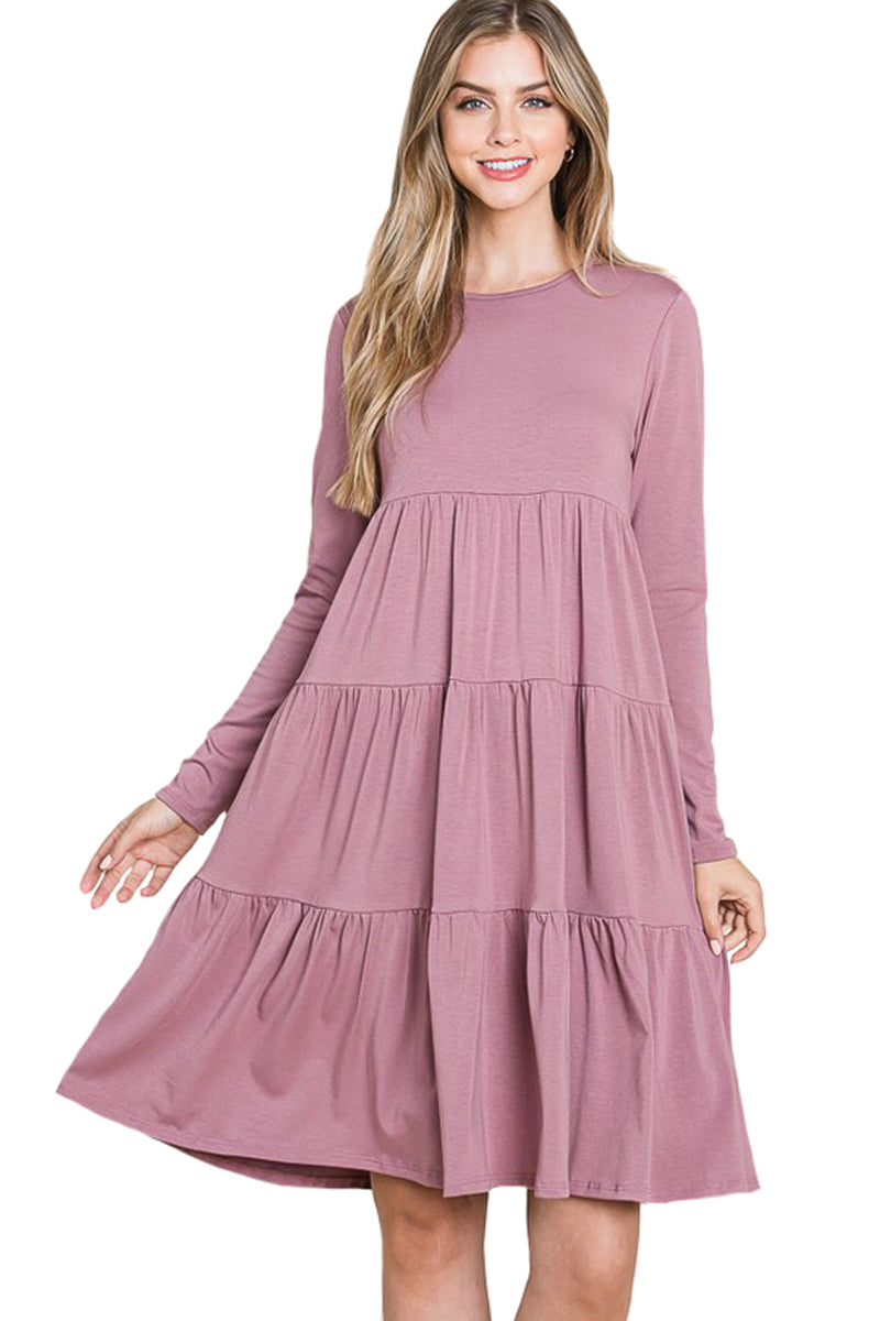 Tiered Midi Dress