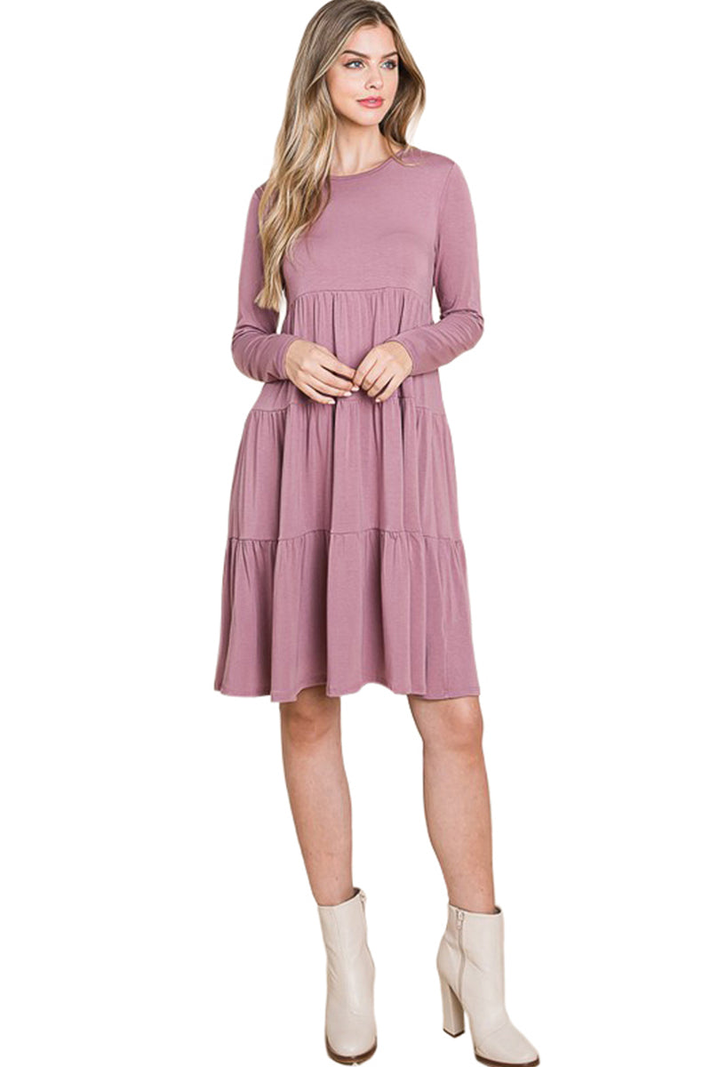 Tiered Midi Dress